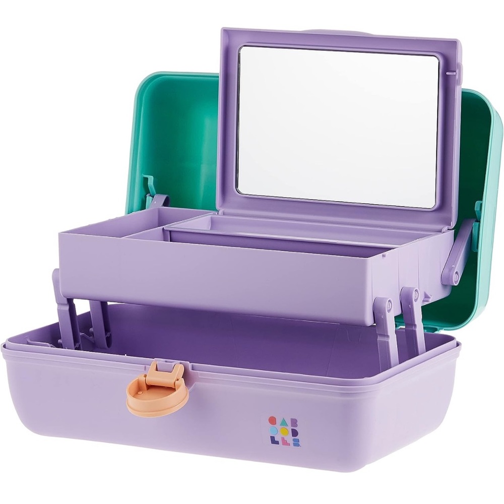 NWT Caboodles on-the-go girl cosmetic makeup storage kit new neon 90s box